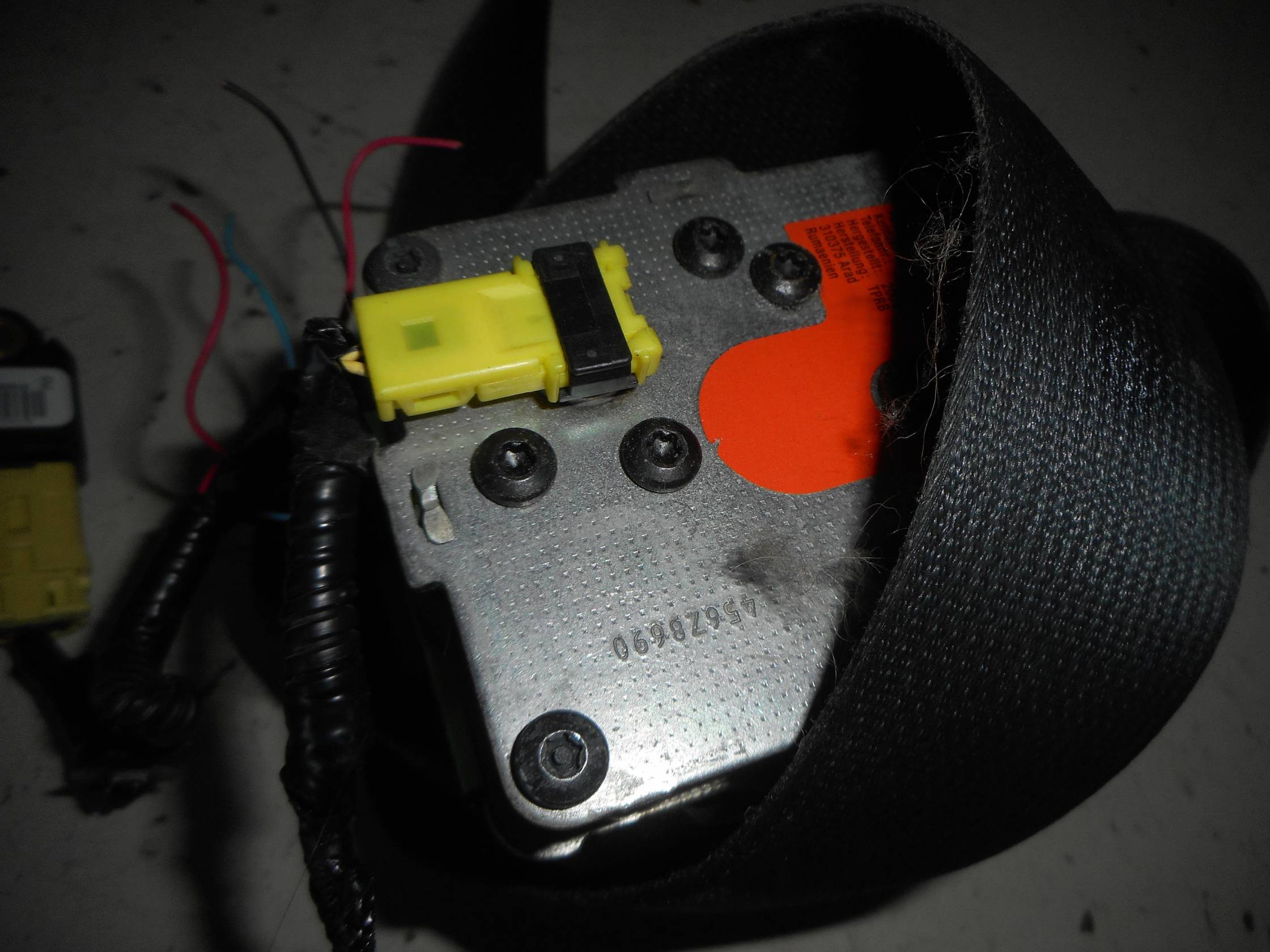 Cintura di sicurezza ant. sx.